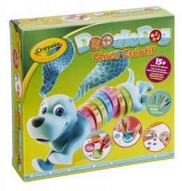 Pies z szablonami do rysowania Crayola