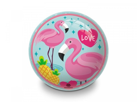 Piłka gumowa 23 cm Flamingo Mondo