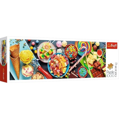 Puzzle 1000 elementów Panorama Słodkie przysmaki Trefl