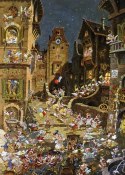 Puzzle 1000 elementów - Romantyczne miasto, noc Heye