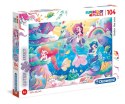 Puzzle 104 elementy Under the Sea z brokatem Clementoni