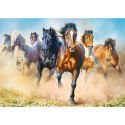 Puzzle 2000 elementów Galopujące stado koni Trefl