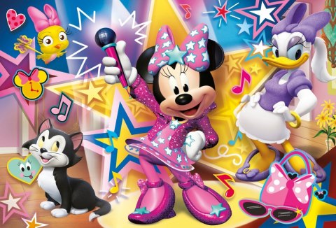 Puzzle 60elementów MAXI Minnie Szczęśliwi Pomocnicy Clementoni