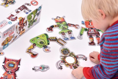 Puzzle 65 elementów - Układam roboty CzuCzu