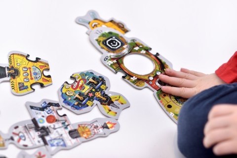 Puzzle 65 elementów - Układam roboty CzuCzu