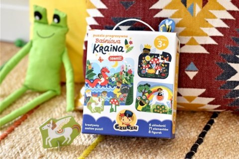 Puzzle progresywne 71 elementów Baśniowa kraina CzuCzu