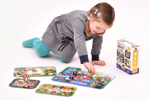 Puzzle progresywne 71 elementów Baśniowa kraina CzuCzu