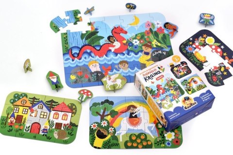 Puzzle progresywne 71 elementów Baśniowa kraina CzuCzu