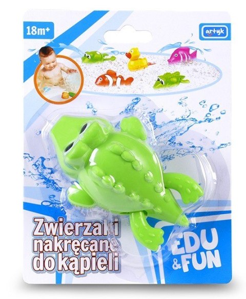 Zabawka do kąpieli - Zielony Krokodylek Edu&Fun Artyk