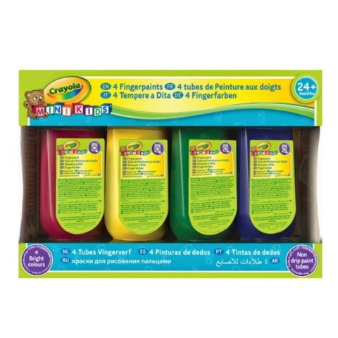 Farby wyciskane do malowania palcami Crayola Baby Goliath