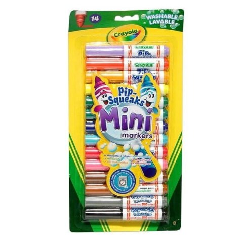 Flamastry mini zmywalne Crayola 14 szt. Goliath