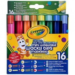 Flamastry zmywalne szalone kształty Crayola 16 szt. Goliath