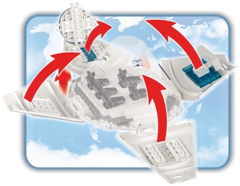 Klocki Boeing Starliner 227 elementów Cobi Klocki