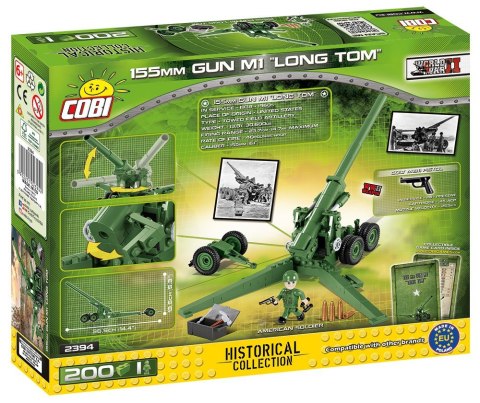 Klocki Historical Collection 155 mm Gun M1 Long Tom Cobi Klocki