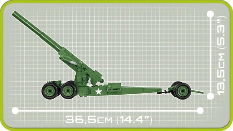Klocki Historical Collection 155 mm Gun M1 Long Tom Cobi Klocki