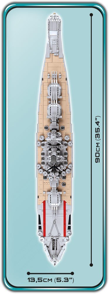 Klocki Historical Collection Battleship Musashi Cobi Klocki