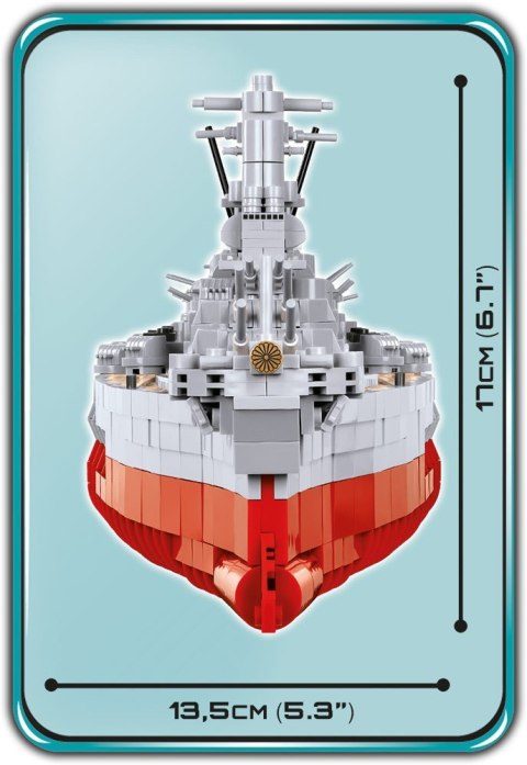 Klocki Historical Collection Battleship Musashi Cobi Klocki