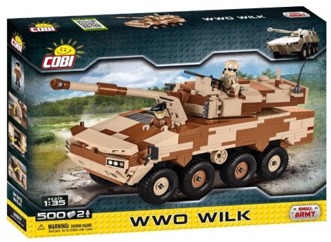 Klocki Mała Armia WWO Wilk 500 elementów Cobi Klocki