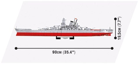 Klocki World of Warships Battleship Yamato Cobi Klocki