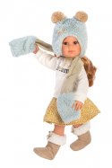 Lalka Sophia 42 cm ruda żółta spódniczka Llorens