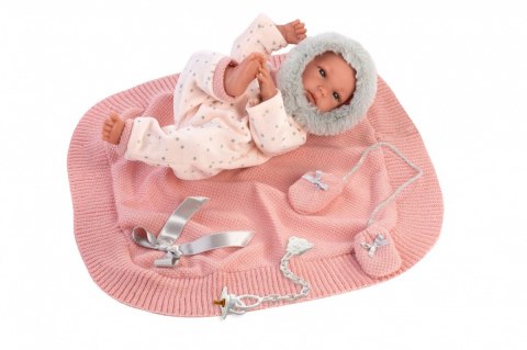 Lalka bobas Bimba na kocyku 63550 35 cm Llorens