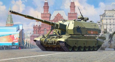 Model plastikowy 2S35 Koalitsiya - SV rosyjska haubica samobieżna Zvezda