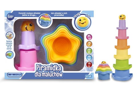 Piramidka dla malucha E-Edu Artyk