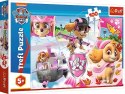 Puzzle 100 elementĂłw - Psi Patrol, Skye w akcji Trefl