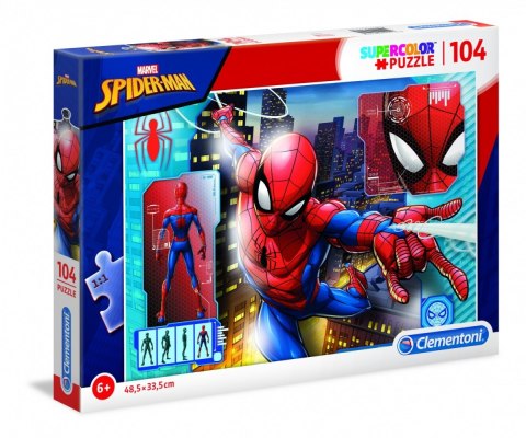 Puzzle 104 elementy Spider Man Clementoni