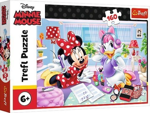 Puzzle 160 elementĂłw - Disney Minnie, DzieĹ z przyjaciĂłĹmi Trefl