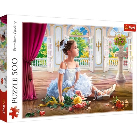 Puzzle 500 elementĂłw - MaĹa Baletnica Trefl
