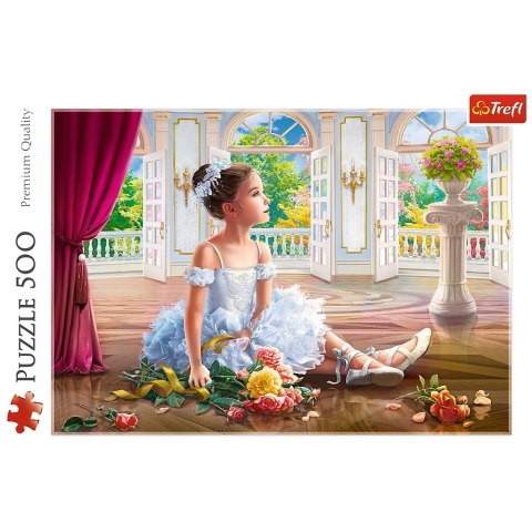 Puzzle 500 elementĂłw - MaĹa Baletnica Trefl