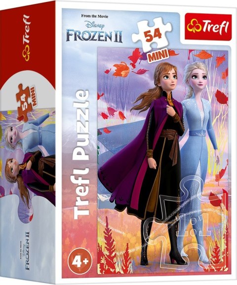 Puzzle 54 elementy Mini Frozen 2 (Kraina Lodu) 40 sztuk/displaya Trefl