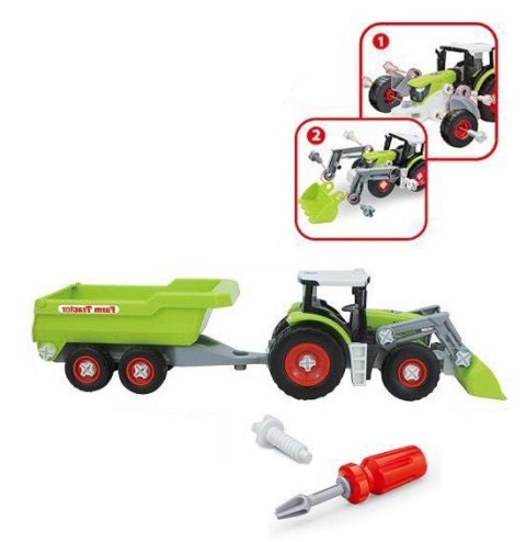 Traktor z przyczepą do skręcania ASKATO