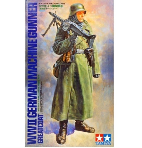 Figurka Niemiecki strzelec maszynowy (płaszcz) Tamiya