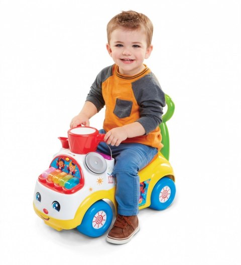Jeździk Fisher Price Muzyczna Parada żółty Pulio
