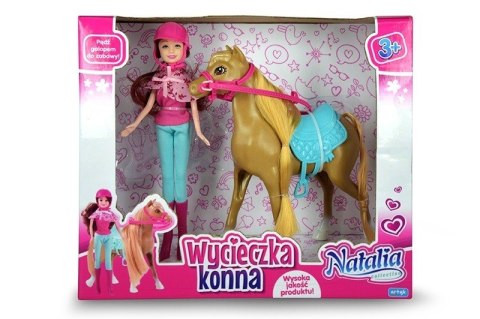 Lalka Natalia z koniem Artyk