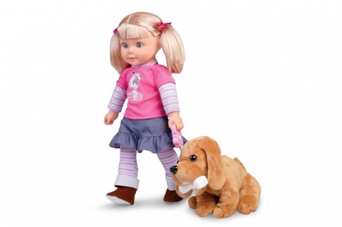 Lalka Natalia z pieskiem 42 cm Artyk
