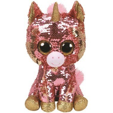 Maskotka TY Beanie Boos - Cekinowy jednorożec 24 cm Meteor