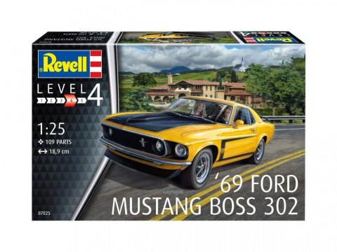 Model plastikowy 1969 Boss 302 Mustang Revell