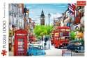 Puzzle 1000 elementĂłw - Ulica Londynu Trefl