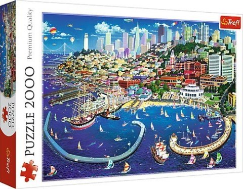 Puzzle 2000 elementów - Zatoka San Francisco Trefl