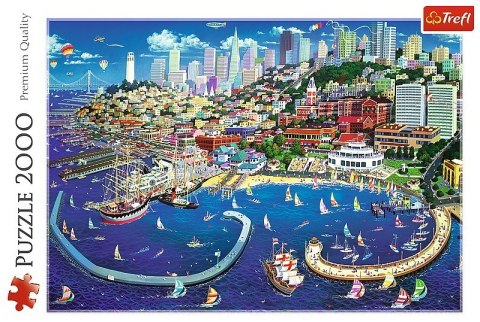 Puzzle 2000 elementów - Zatoka San Francisco Trefl