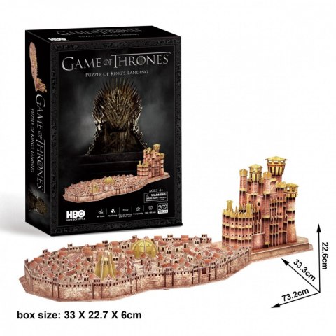 Puzzle 3D Gra o Tron Cubic Fun