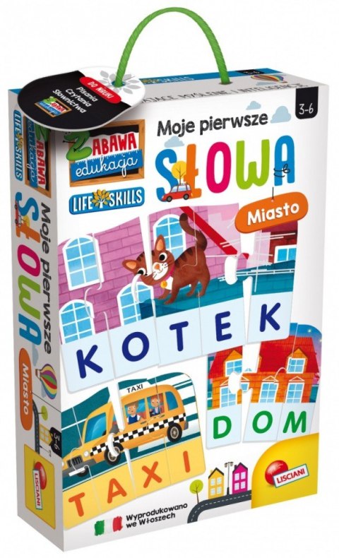 Gra edukacyjna Moje pierwsze słowa - Miasto Lisciani