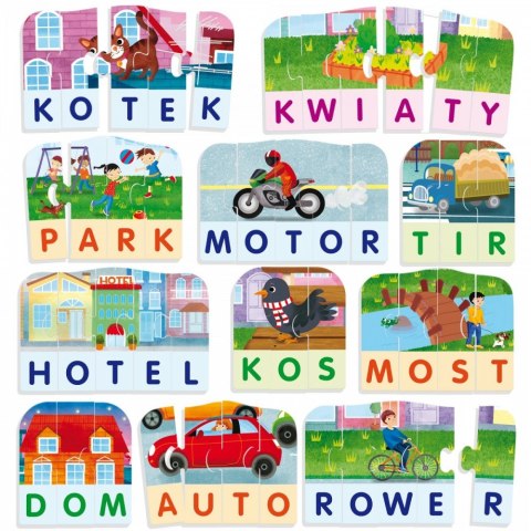 Gra edukacyjna Moje pierwsze słowa - Miasto Lisciani