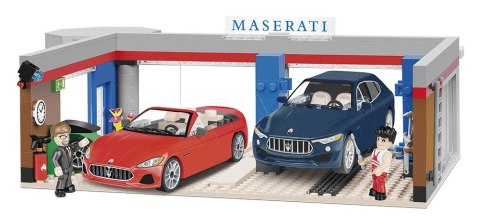 Klocki Cars 500 elementów Garaż Maserati Cobi Klocki