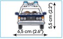 Klocki Cars 98 elementów FSO Karetka Cobi Klocki
