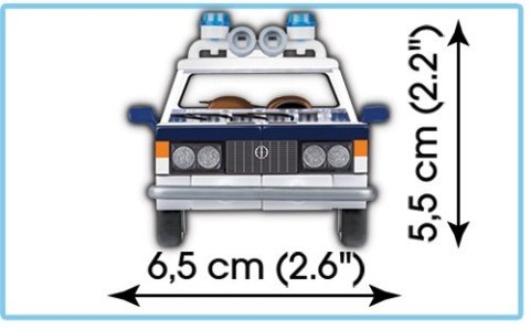 Klocki Cars 98 elementów FSO Karetka Cobi Klocki
