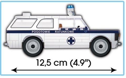 Klocki Cars 98 elementów FSO Karetka Cobi Klocki